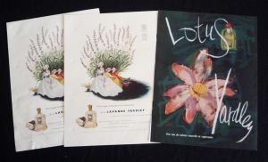 Lot de 3 publicités pour les parfums YARDLEY (dont 1 en double)