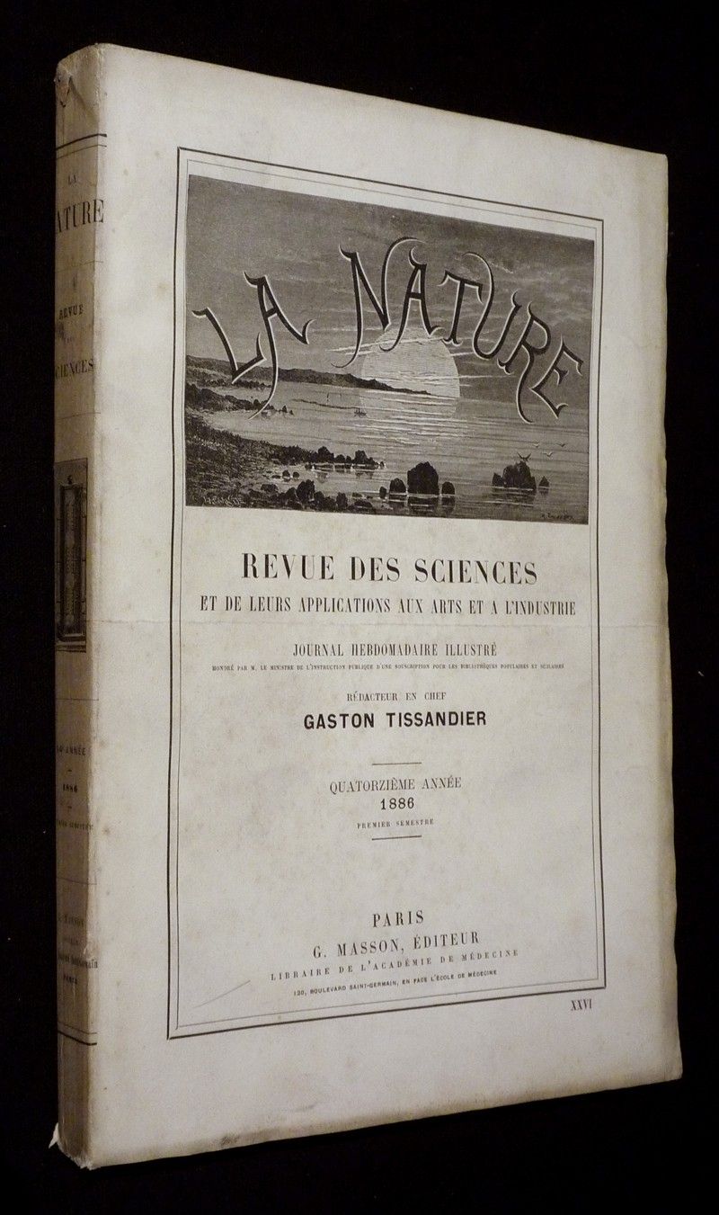 La Nature (quatorzième année, 1886, 1er semestre)