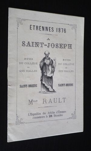 A Saint-Joseph : articles d'étrennes 1876