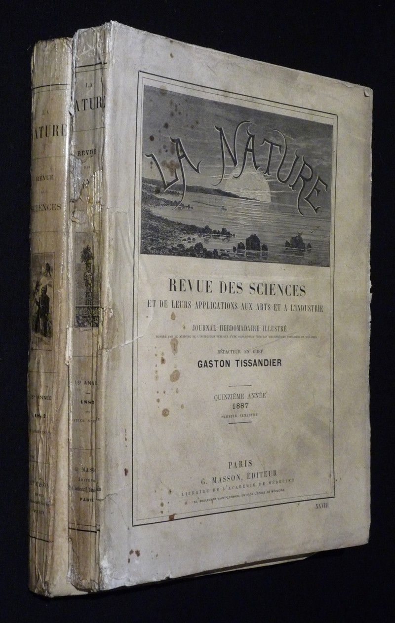 La Nature (quinzième année, 1887, 1er et 2e semestres)