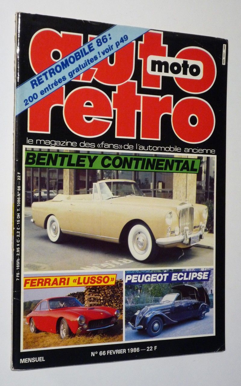 Auto Rétro (n°66 - février 1986)