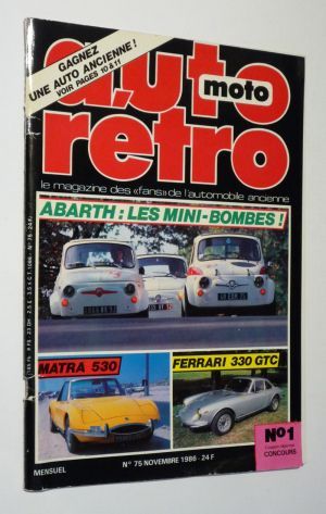 Auto Rétro (n°75 - novembre 1986)