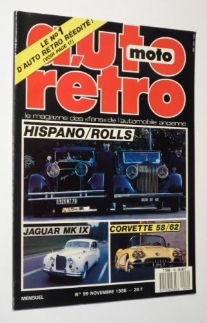 Auto Rétro (n°99 - novembre 1988)