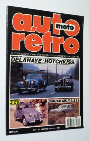 Auto Rétro (n°101 - janvier 1989)