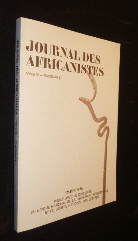 Journal des africanistes tome 56 - fascicule 1