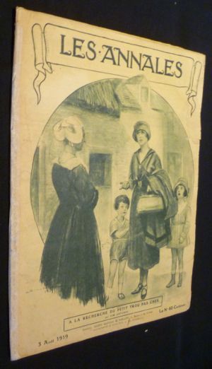Les annales politiques et littéraires : "A la recherche du petit trou pas cher" (n°1884, 3 août 1919)
