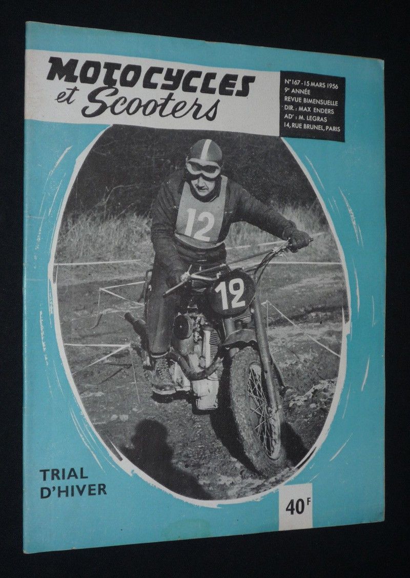 Motocycles et scooters (n°167, 15 mars 1956)
