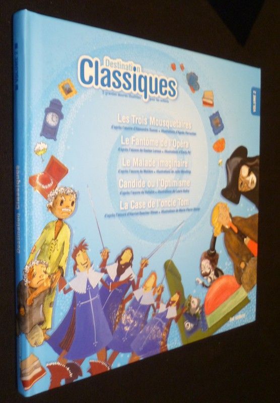 Destination classiques, 5 grandes oeuvres illustrées pour les enfants (4 volumes)