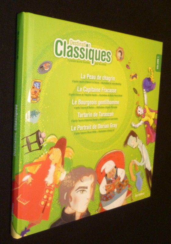 Destination classiques, 5 grandes oeuvres illustrées pour les enfants (4 volumes)