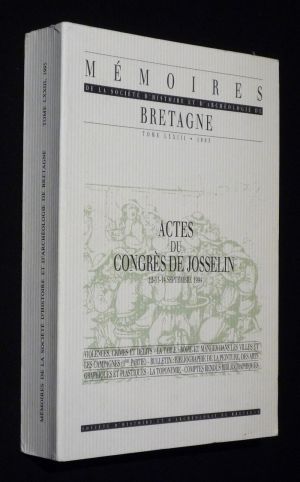 Mémoires de la Société d'Histoire et d'Archéologie de Bretagne, Tome LXXIII (1995) : Actes du congrès de Josselin