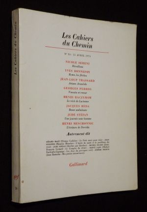 Les Cahiers du Chemin (n°24 - 15 avril 1975)