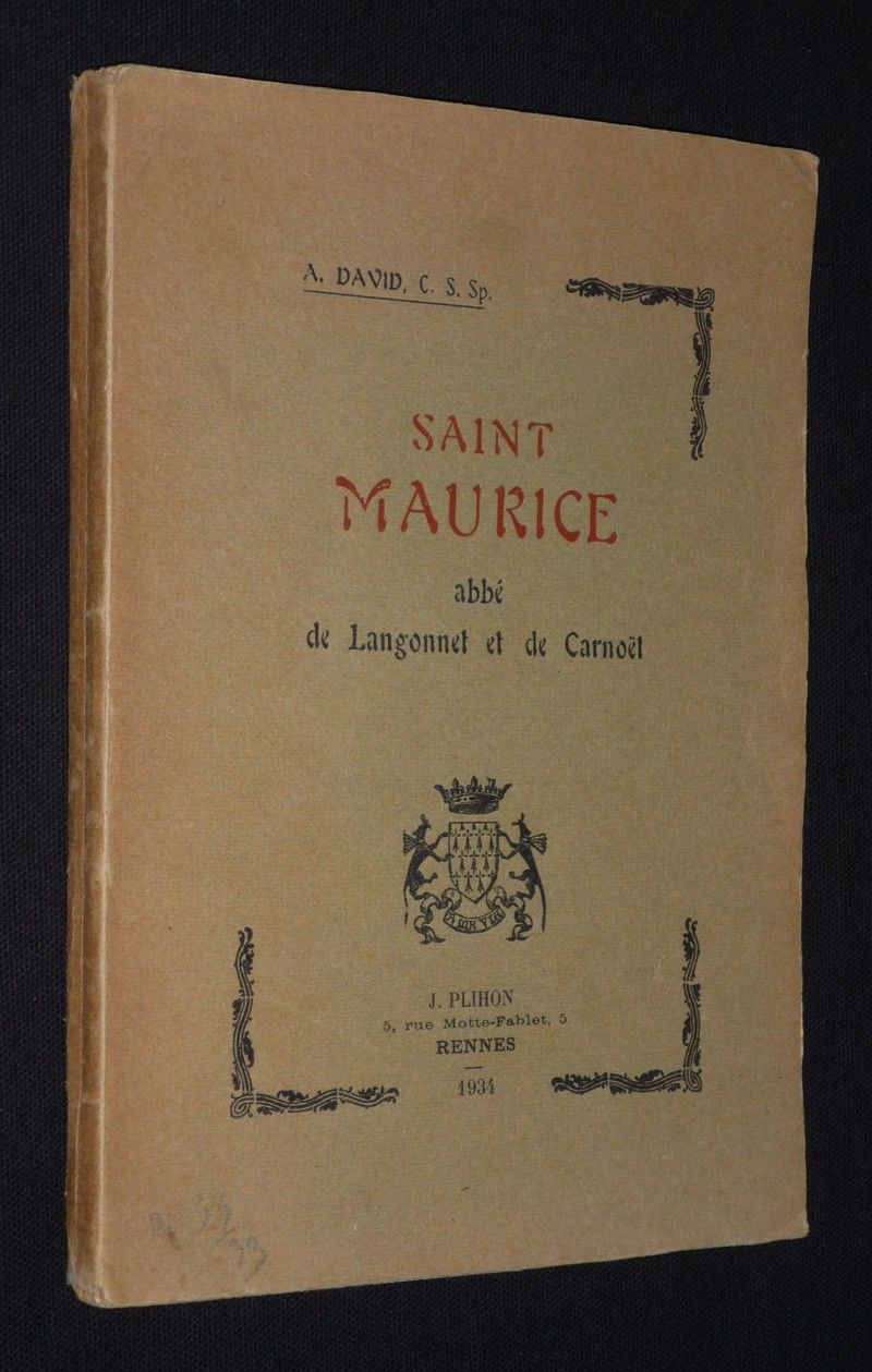 Saint Maurice, abbé de Langonnet et de Carnoët