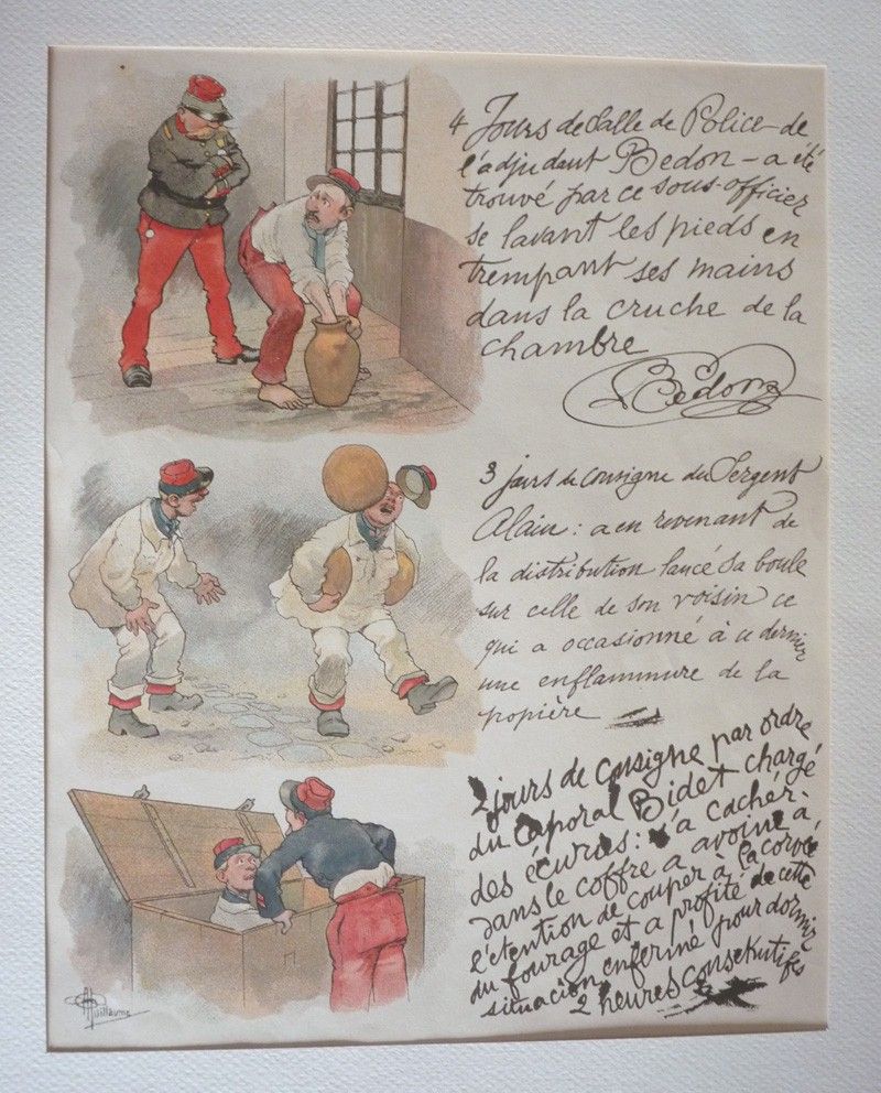 Illustration d'Albert Guillaume : Mon Sursis