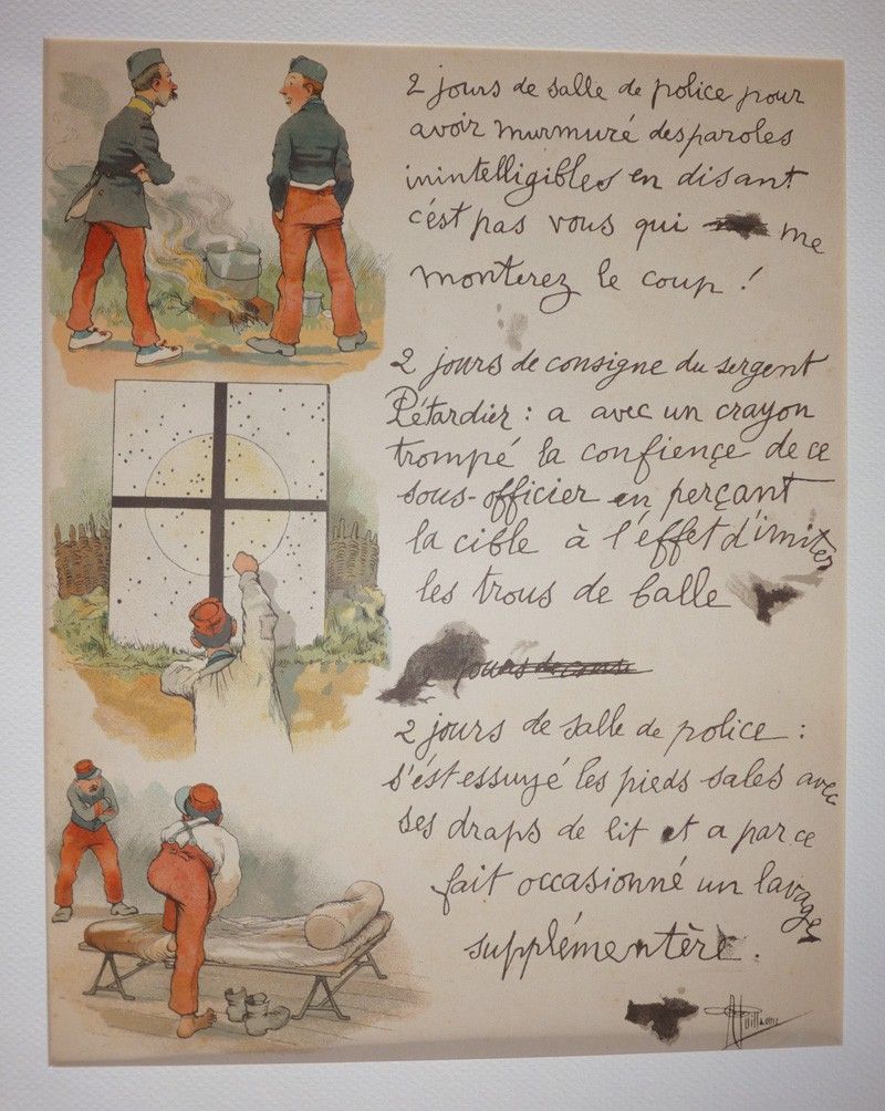 Illustration d'Albert Guillaume : Mon Sursis