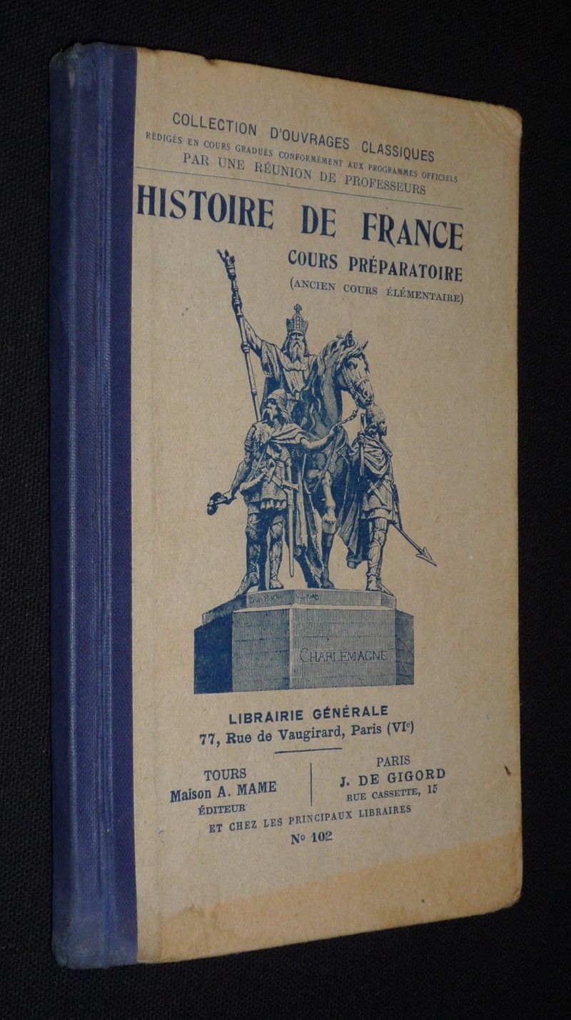 Histoire de France, cours préparatoire