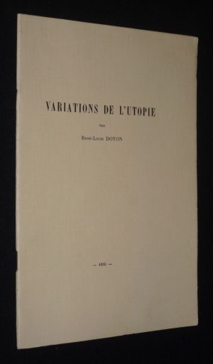 Variations de l'Utopie