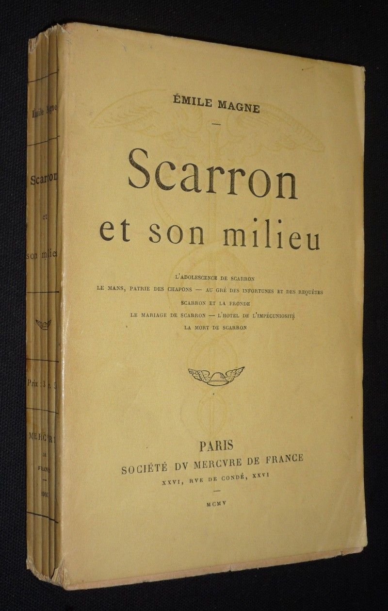 Scarron et son milieu