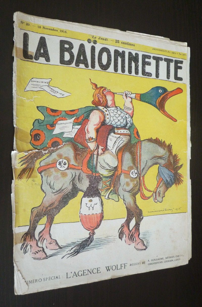 La Baïonnette (n°20, 18 novembre 1915)