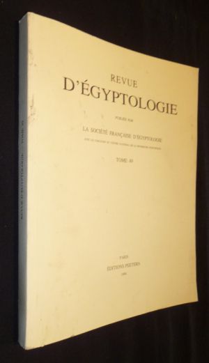 Revue d'égyptologie, Tome 49
