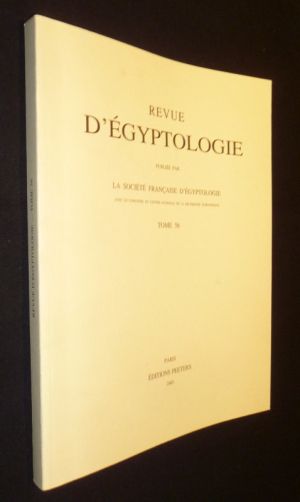 Revue d'égyptologie, Tome 56