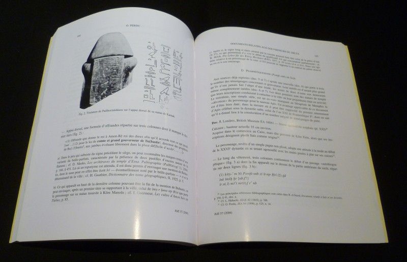 Revue d'égyptologie, Tome 57