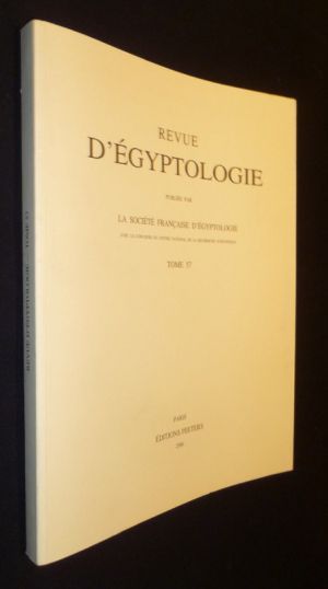 Revue d'égyptologie, Tome 57