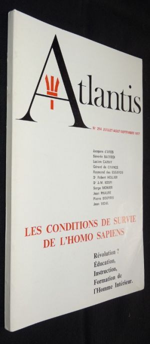 Atlantis n°294 - Les conditions de survie de l'Homo Sapiens