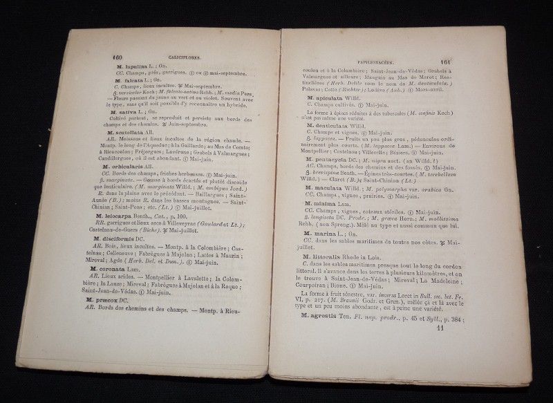 Flore de Montpellier (tomes 1 et 2)