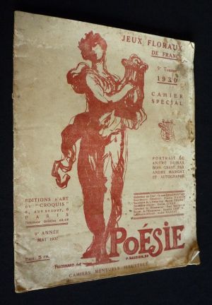 Poésie. Cahiers mensuels illustrés (9e année, mai 1930) : Jeux floraux de France, 5e tournoi, 1930 (Cahier spécial)