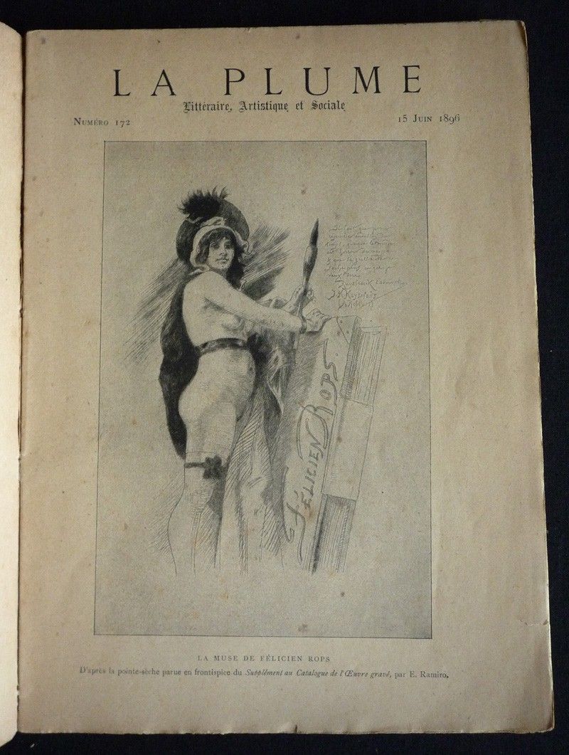 La Plume (n°172, 15 juin 1896) : Félicien Rops