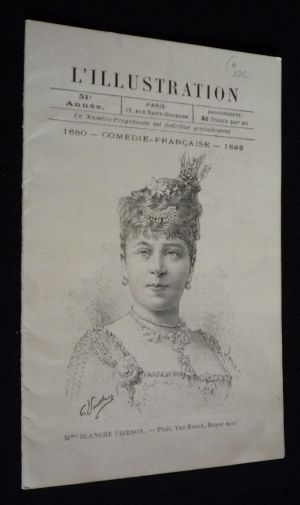 L'Illustration (51e année, numéro-programme du 6 septembre 1893) : Le Dîner de Pierrot. Mlle de la Seiglière
