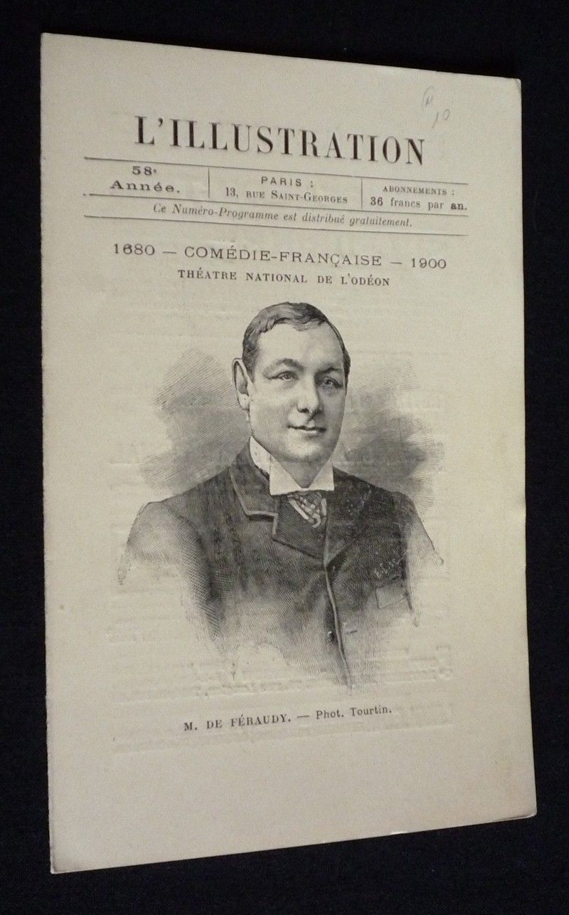 L'Illustration (58e année, numéro-programme du 13 juillet 1900) : Cabotins !