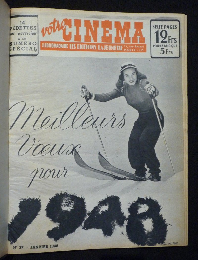 Votre Cinéma (2 volumes, n°37 à 88, année 1948)