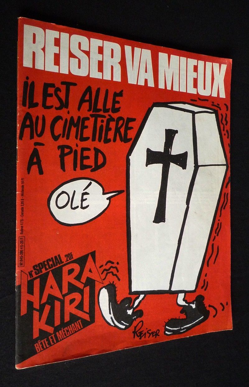 Hara-Kiri (numéro spécial) : Reiser va mieux. Il est allé au cimetière à pied