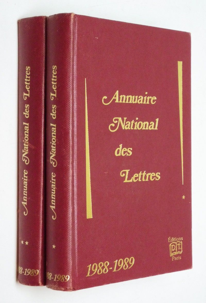 Annuaire national des lettres, 1988-1989 (2 volumes)