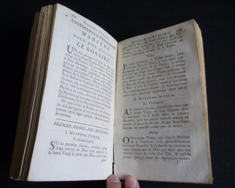 Formulaire de prières à l'usage des pensionnaires des religieuses ursulines