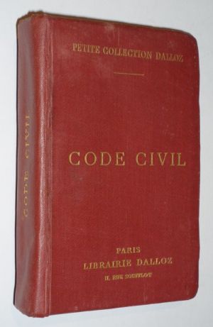 Code Civil, annoté d'après la doctrine et la jurisprudence, avec renvois aux ouvrages de MM. Dalloz