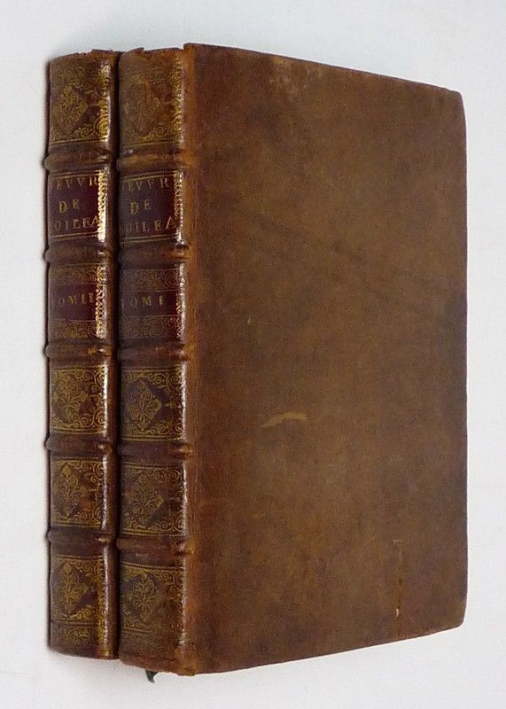 Oeuvres de Mr. Boileau Despréaux. Avec des éclaircissemens historiques donnez par lui-même (2 volumes)