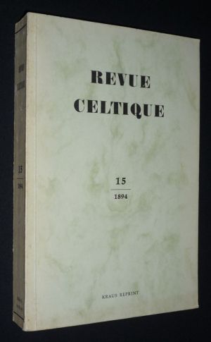Revue celtique, Tome XV (1894)