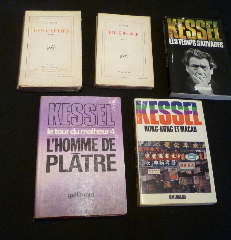 Lot de 5 romans de J. Kessel