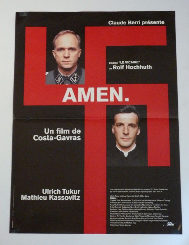 Amen. (affichette 40 x 54,4 cm)