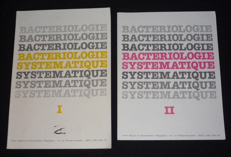 Bactériologie systématique (2 volumes)