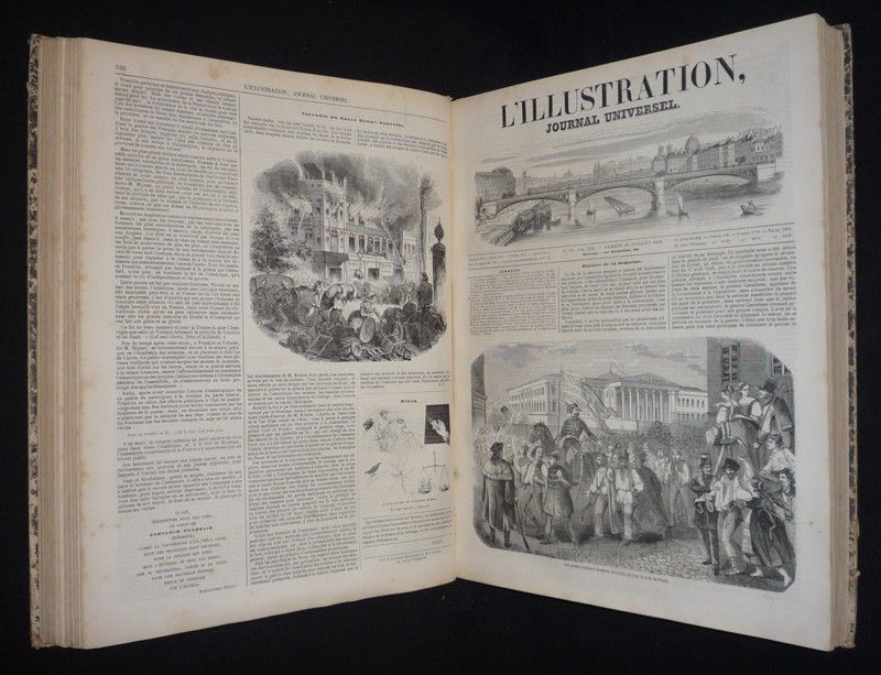 L'Illustration, Tome 13 (mars-août 1849) & Tome 14 (septembre-décembre 1849)
