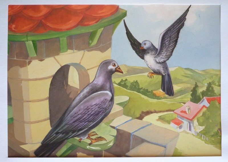 Dessin original de Dupuich pour l'album 