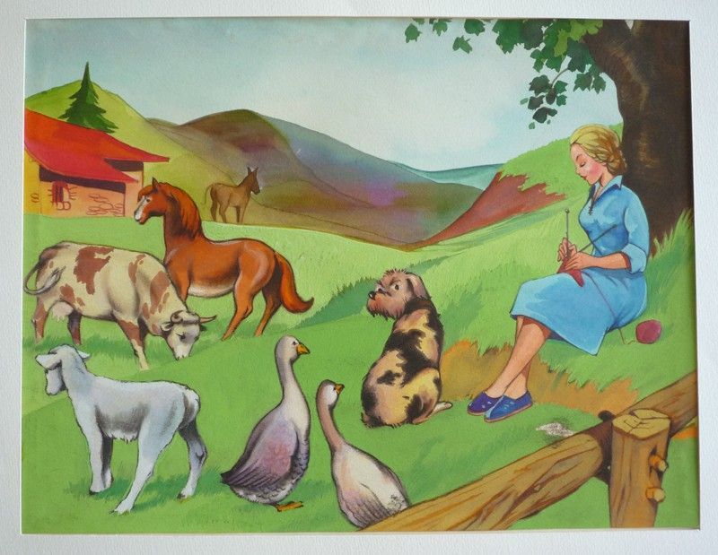 Dessin original de Dupuich pour l'album 