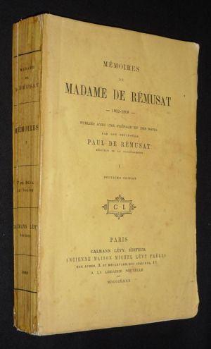 Mémoires de Madame de Rémusat, 1802-1808 (Tome 1)