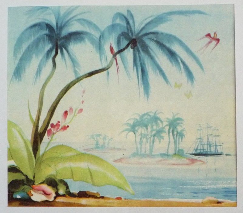 Illustration de Jean-Adrien Mercier : Iles tropical (Le Rêve de Jean-François)