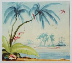 Illustration de Jean-Adrien Mercier : Iles tropical (Le Rêve de Jean-François)