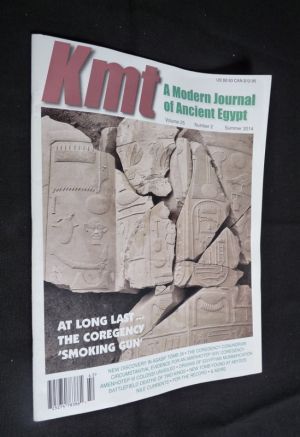 K.M.T A modern journal of ancient Egypt (Vol.25, No 2, Spring 2014)