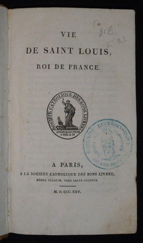 Vie de Saint-Louis, roi de France
